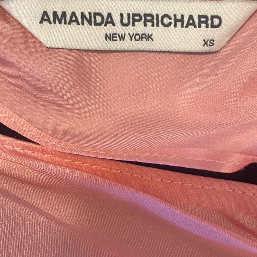 Amanda Uprichard Blush Satin Dress size XS - Picture 3 of 5